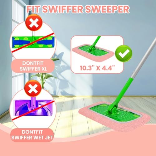 6 Pack Reusable Microfiber Mop Pads - Image 5