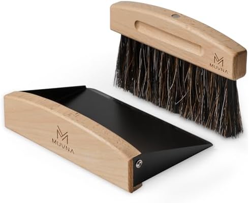 Coffee Brush and Dust Pan Set by MUVNA