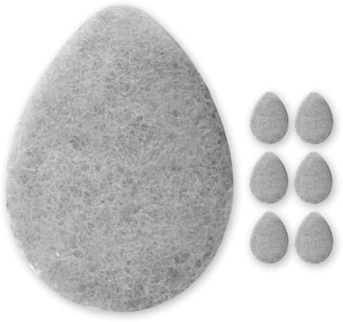 KOL Face Scrubber, Charcoal Infused Exfoliating Facial Cleansing Pads, by Kol