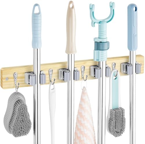 OUTNILI Mop and Broom Holder Wall Mount by OUTNILI