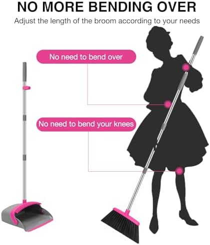 NACENA Broom and Dustpan Set - Image 3