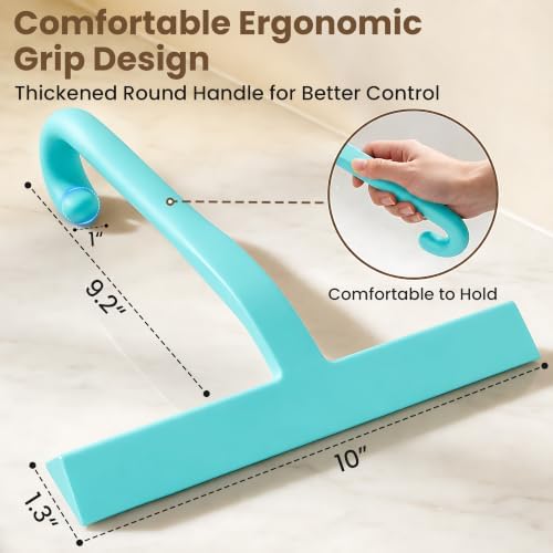 10 Inch Silicone Shower Squeegee - Image 2