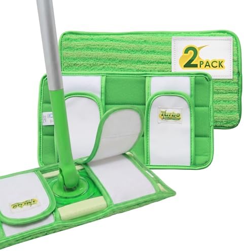 Reusable Pads Compatible with Swiffer Sweeper Mops by TurboMicrofiber