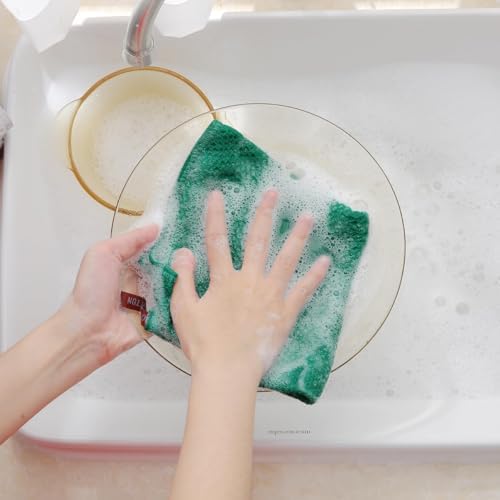 Homaxy 100% Cotton Waffle Weave Kitchen Dish Cloths 24-Pack, Dark Green - Image 4
