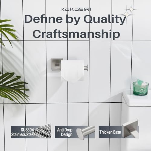 KOKOSIRI Toilet Paper Holder Tissue Paper Dispenser - Image 5