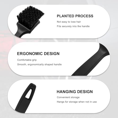 Car Carpet Cleaning Brush, 8.5-Inch Tire Cleaner Scrub Brushes - Image 3