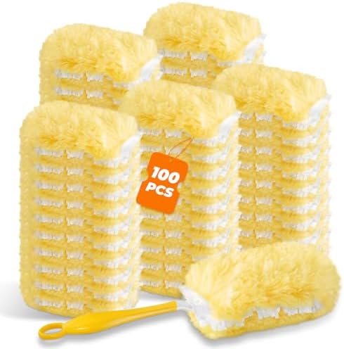 Duster Refills Compatible with Swiffer Duster Handles, 1 Handle by BECORRECT
