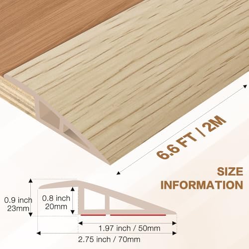 Floor Transition Strip Vinyl Door Threshold Ramp Self Adhesive Carpet Edging - Image 2