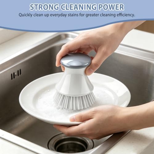 SetSail Dish Scrub Brush, 2 Pack Kitchen Scrub Brush - Image 4