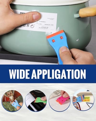 WORKPRO Plastic Razor Blade Scraper Kit, 12 Scrapers - Image 6