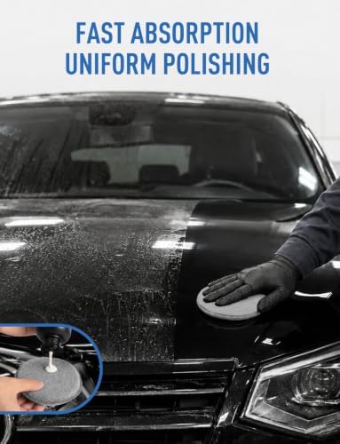 FONAROLL Microfiber Wax Applicator Pads, Car Wax Applicator, Buffing & Detail - Image 3