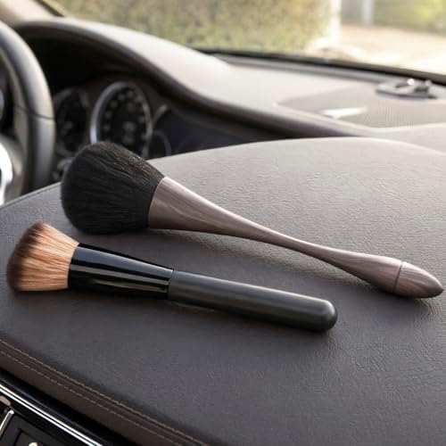 2 Pack Exquisite Dusting Brush Kit, Small Feather Duster Brushes, Car Detailing - Image 5