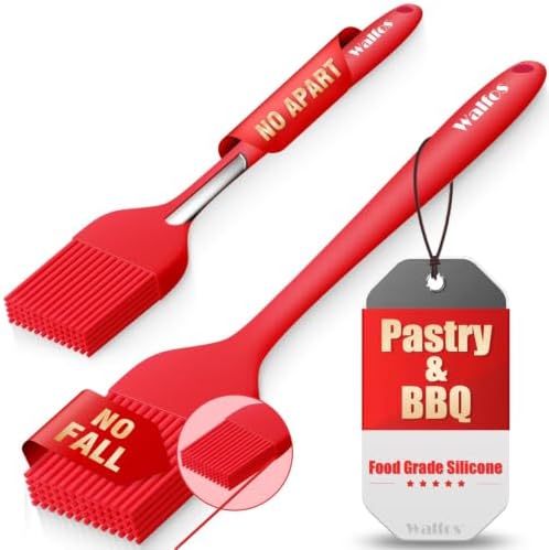 Walfos Silicone Basting Pastry Brush, 600°F Heat Resistant by Walfos
