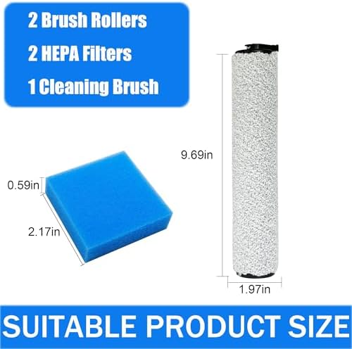 NEW400 Replacement Brush Roller & Foam Filters Kit - Image 3
