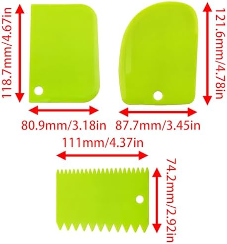 7 Piece Plastic Paint Scraper Tool Set - Image 4