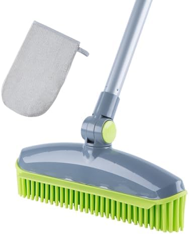180°Rotating Head Rubber Broom by Homilifibra