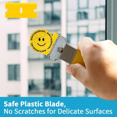 Plastic Razor Blades 300 Pieces, Double Edged Blade Refill - Image 3