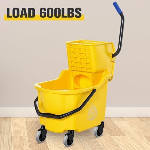 3" Mop Bucket Casters Replacement, Non-Marking TPR Castors - Image 5