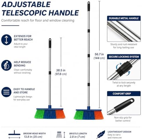 2-in-1 Floor Squeegee & Broom Kit - Image 6
