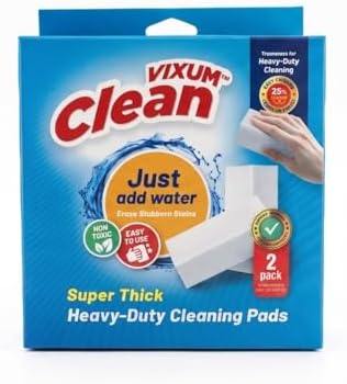 VIXUM® CLEAN Super Thick Heavy-Duty Cleaning Pads, 2 Pack - Image 2