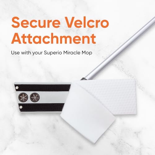 Superio Miracle Eraser Mop Refill Head Replacement Miracle Mop Pads - Image 5