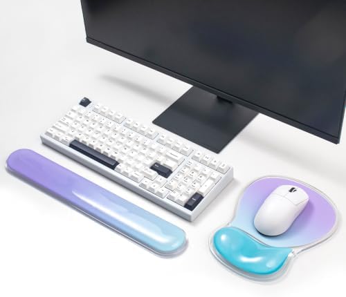 Keyboard Wrist Rest with Gel Mouse Pad by Sumgsn