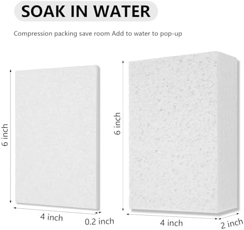 Cleaning and Washing Sponge, 3 Pack Large Extra Thick Heavy Duty Sponge - Image 2