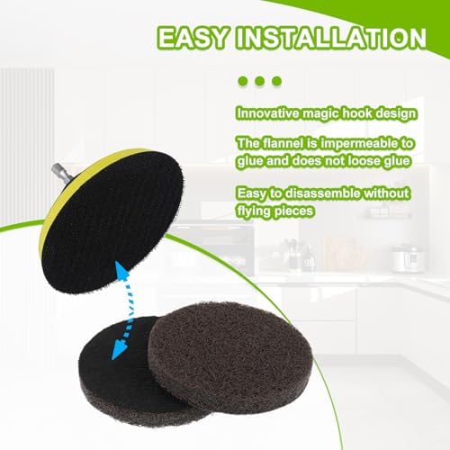 16pcs Performance Pads Power Scrubber Pads Set Electric Scrubber Replacement - Image 5
