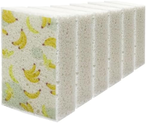 Scratch Scrub Sponge, 6 by Mainlyrunmakeupsuppliers