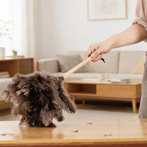 NCEDN Genuine Ostrich Feather Duster 15 inches – Soft Dense Real Feathers - Image 2