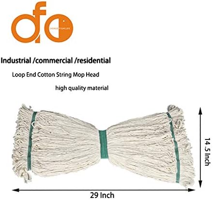 OFO Loop-End Cotton String Mop Head，Heavy Duty String Mop Refills - Image 2