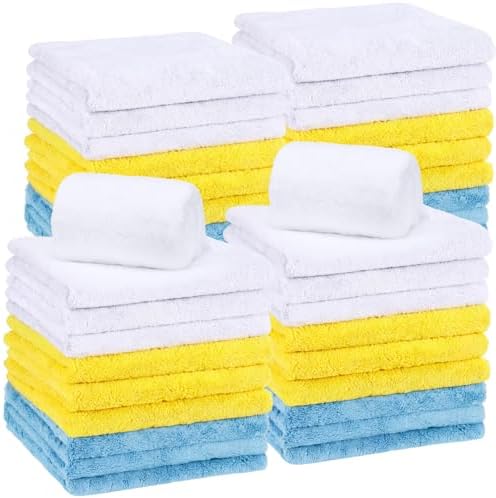 Shimeyao 30 Pcs 16 x 16 Inch edgeless Microfiber Plush Towels by Shimeyao