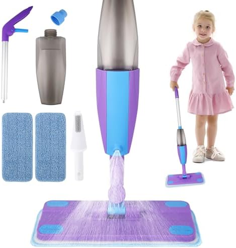 Toddler Cleaning Set Kids Spray Mop that Really Works by Unknown