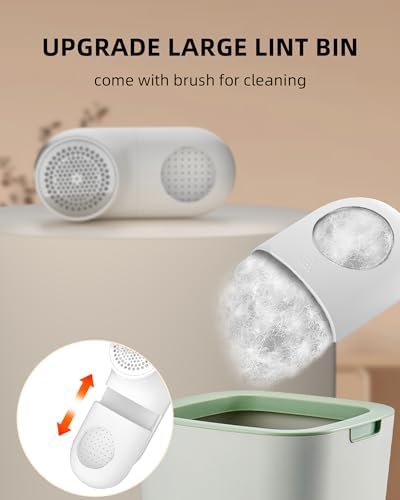 Fabric Shaver Lint Remover for Clothes, Portable Sweater Defuzzer - Image 6