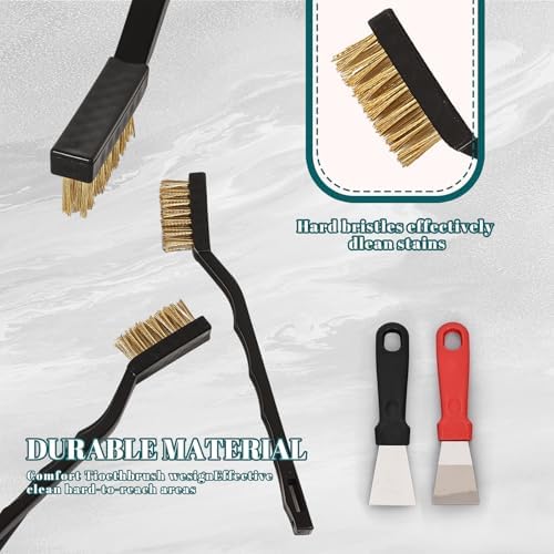 48 Pcs Mini Brass Brush Set, Brass Scratch Brush - Image 7
