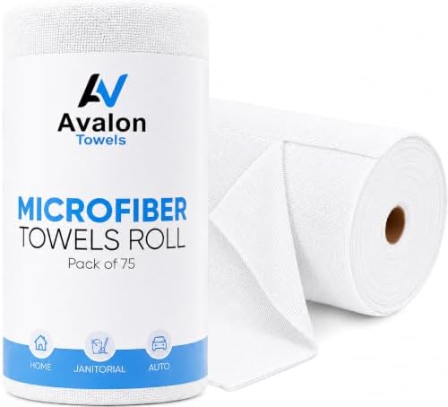 Avalon Towels Microfiber Cleaning Cloth Roll by AvalonTowels