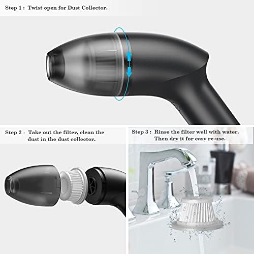 Mini Vacuum Cleaner-Rechargeable, Desk Vacuum Cleaner - Image 4