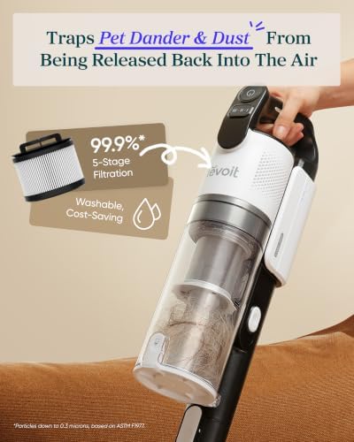 Levoit Cordless Vacuum Cleaner, Anti-Tangle - Image 5