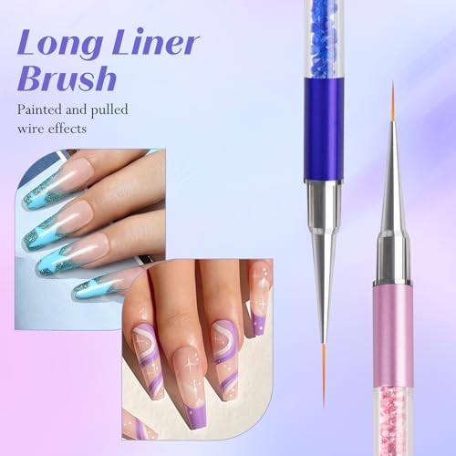 Nail Art Brushes, Nail Design Brushes - Image 5
