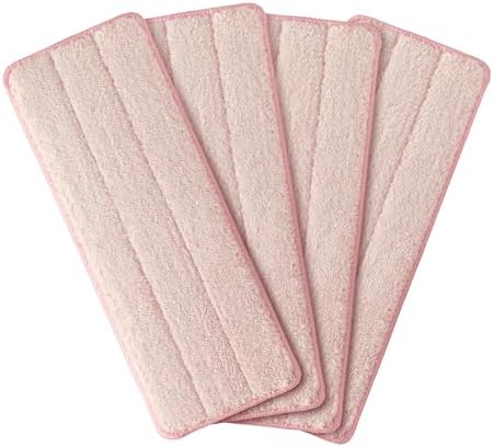 JOYMOOP Flat Mop Pads, Microfiber Cleaning Refills, Washable Replacement Pads by JOYMOOP
