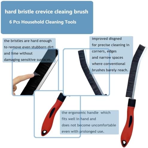 Crevice Cleaning Brush，Hard-Bristled Brush，Multifunctional Gap Brushes Tool - Image 2