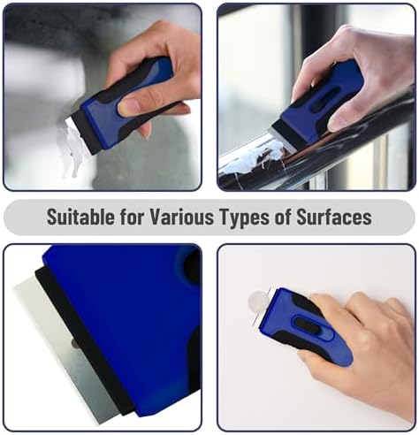 Bates- Razor Blade Scraper Tool, 2 Pack, 30 Extra Stainless Steel Blades - Image 3