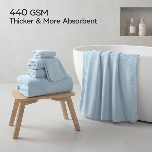 REDKISS Ultra Soft 6 Piece Towel Set, Premium Towels - Image 2