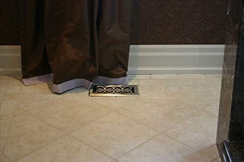 Decor Grates SPH412 Floor Register, Polished Brass Finish - Image 6