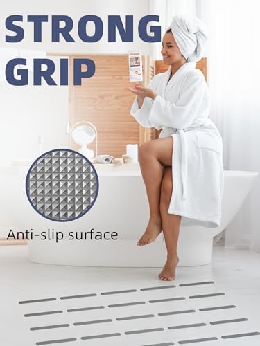 Secopad 12PCS Strip Non Slip Bathtub Stickers - Image 3