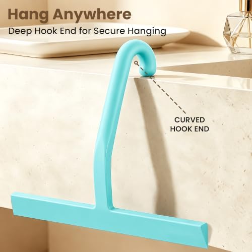 10 Inch Silicone Shower Squeegee - Image 4