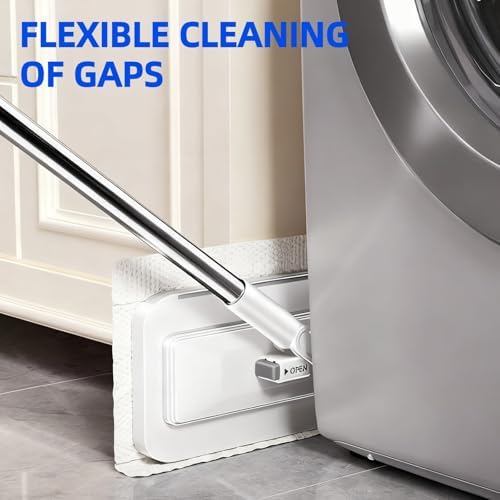 Press Grip Mini Mop with a Mini Foldable Desktop Mop, Zero-Touch Gap Dust - Image 2