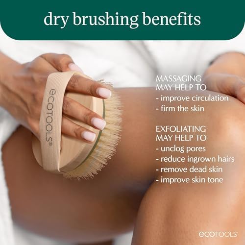 EcoTools Dry Body Brush for Dry Brushing, Smooth Skin - Image 3