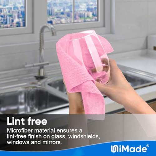 UNIMADE Microfiber Cleaning Cloth, 10 Pack Reusable Microfiber Towels - Image 4