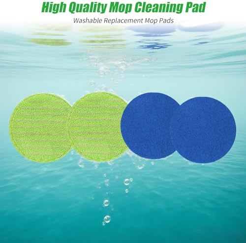 Upgraded Electric Spin Mop, 13-Inch Max Cleaning Pad Cordless Electric Mop - Image 6